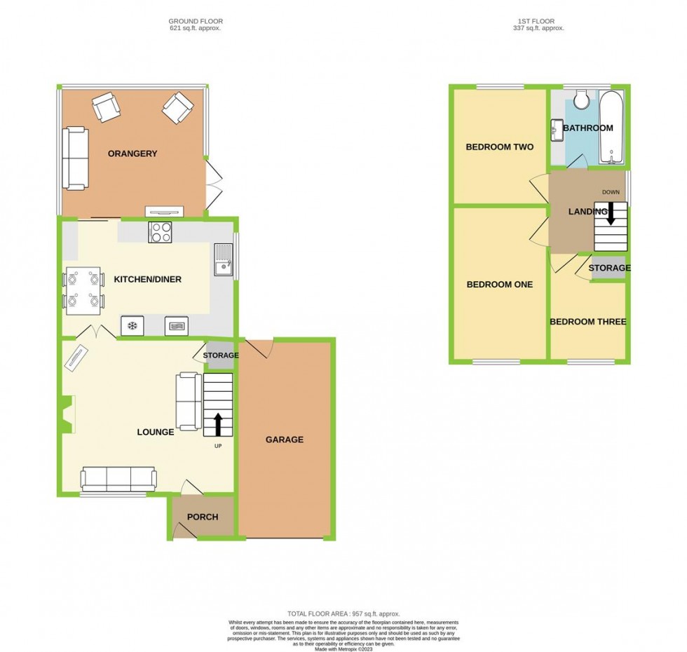 Floorplan for Caldwell Close, Beddau, Pontypridd